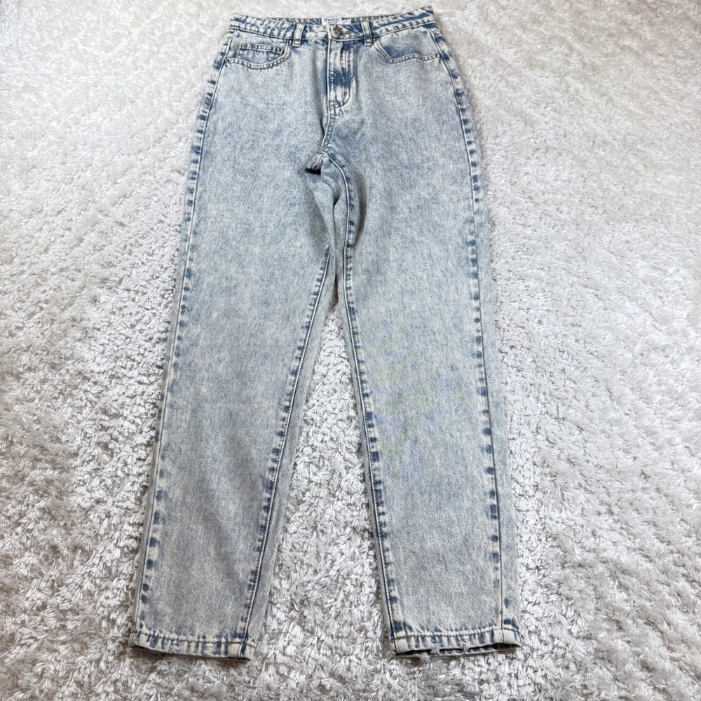 Princess Polly Zaiden Jeans Womens US 4 Blue Denim High Rise Straight Leg NWT